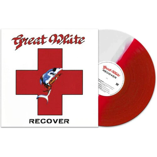 Great White - Recover LP record (red/white split vinyl)