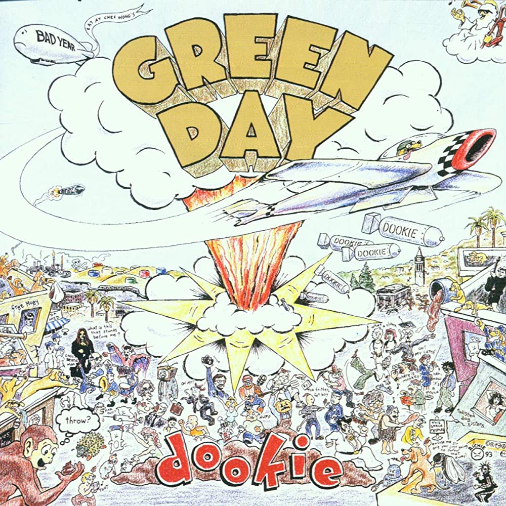 Green Day - Dookie LP record (blue vinyl)