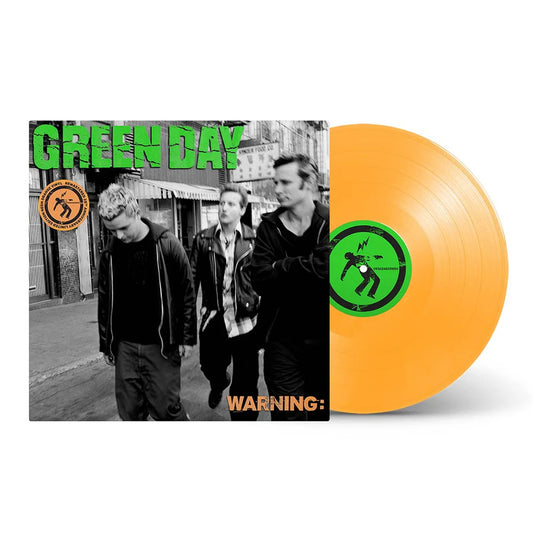 Green Day - Warning LP record (25th anniversary orange vinyl)