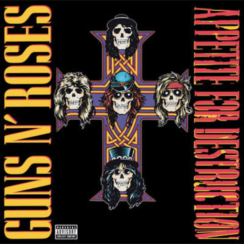Guns n' Roses - Appetite For Destruction LP vinyl record
