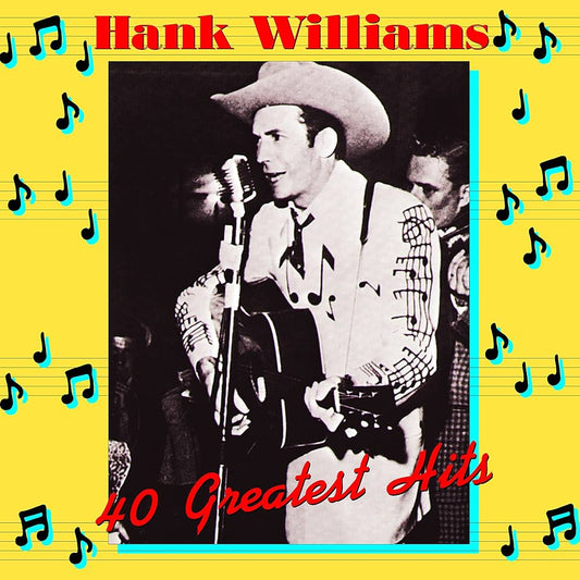 Hank Williams - 40 Greatest Hits LP vinyl record