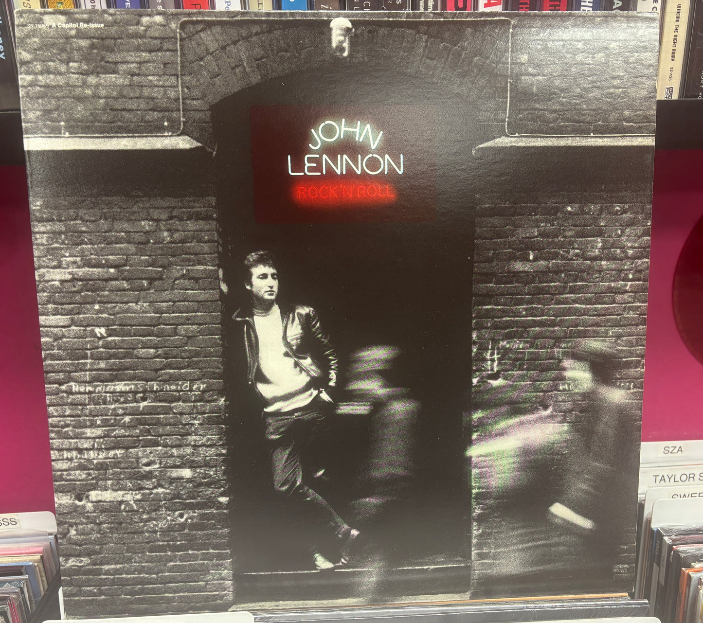 USED: John Lennon - Rock 'N' Roll LP record (1980 reissue)