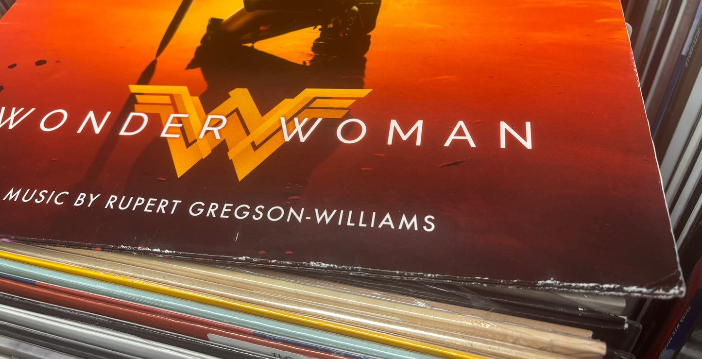 USED: Wonder Woman Original Motion Picture Soundtrack 2xLP record (blue & red vinyl)