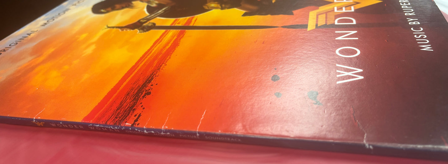 USED: Wonder Woman Original Motion Picture Soundtrack 2xLP record (blue & red vinyl)