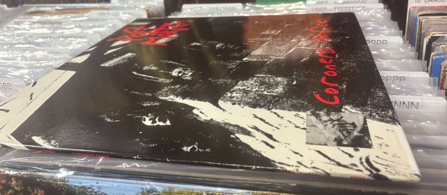 USED: Post Mortem - Coroners Office LP record (1986 pressing)