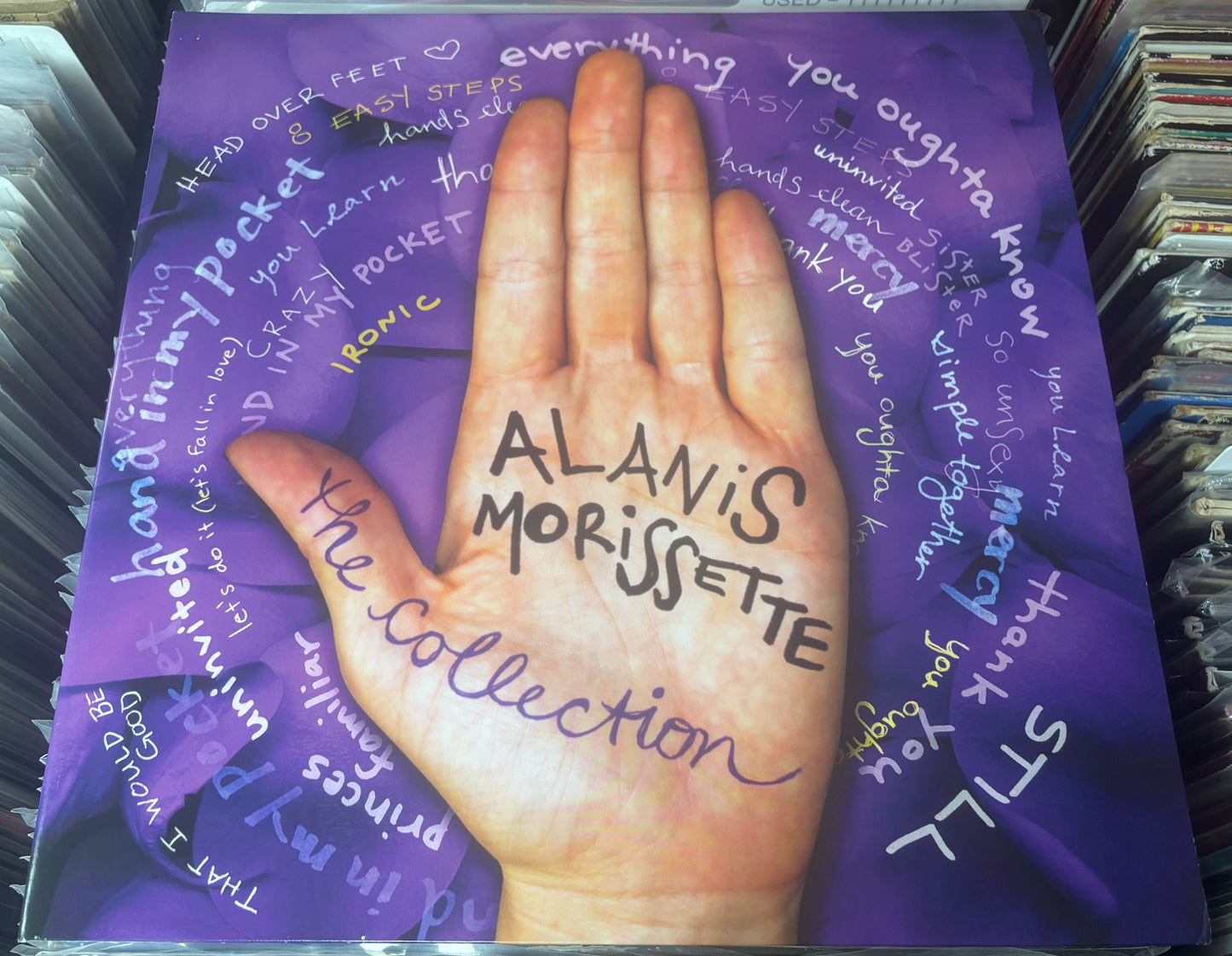 USED: Alanis Morrisette - The Collection 2xLP record (purple vinyl)