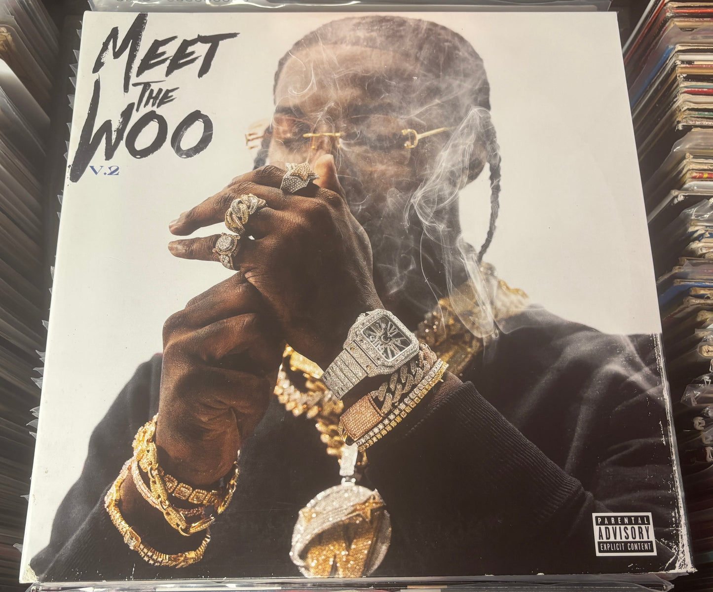 USED: Pop Smoke - Meet the Woo V.2 double LP record