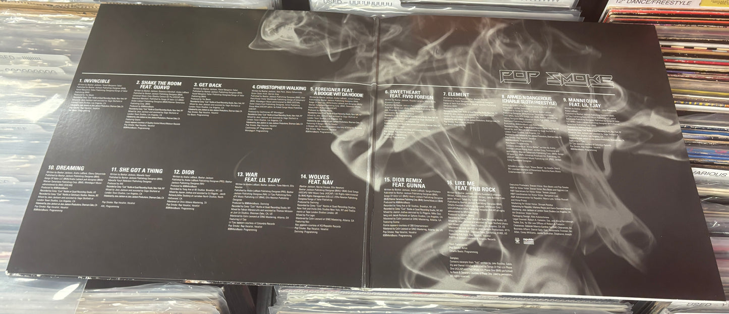 USED: Pop Smoke - Meet the Woo V.2 double LP record