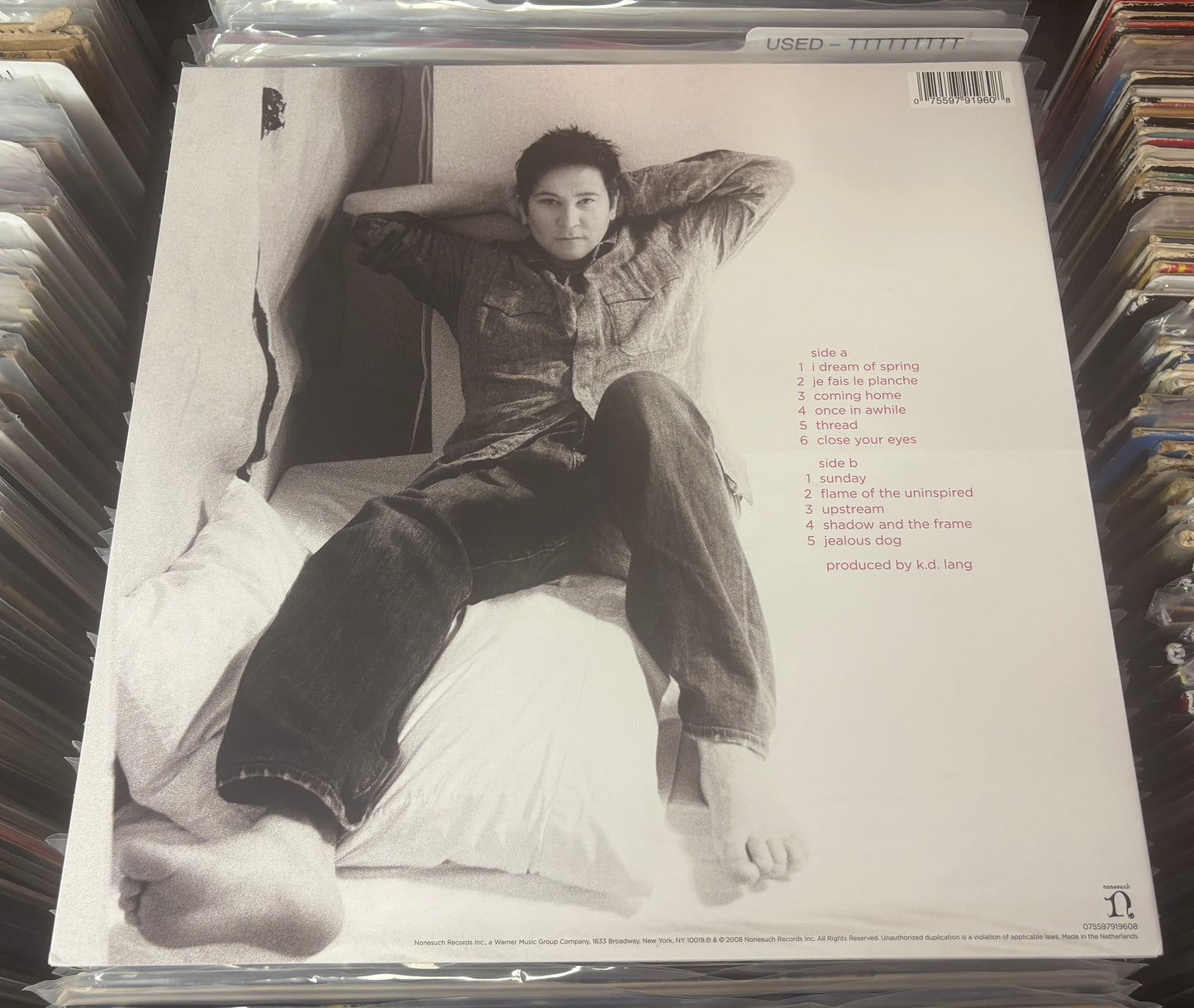 USED: K.D. Lang - Watershed LP vinyl record