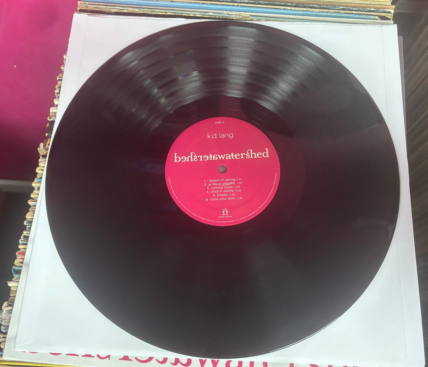 USED: K.D. Lang - Watershed LP vinyl record