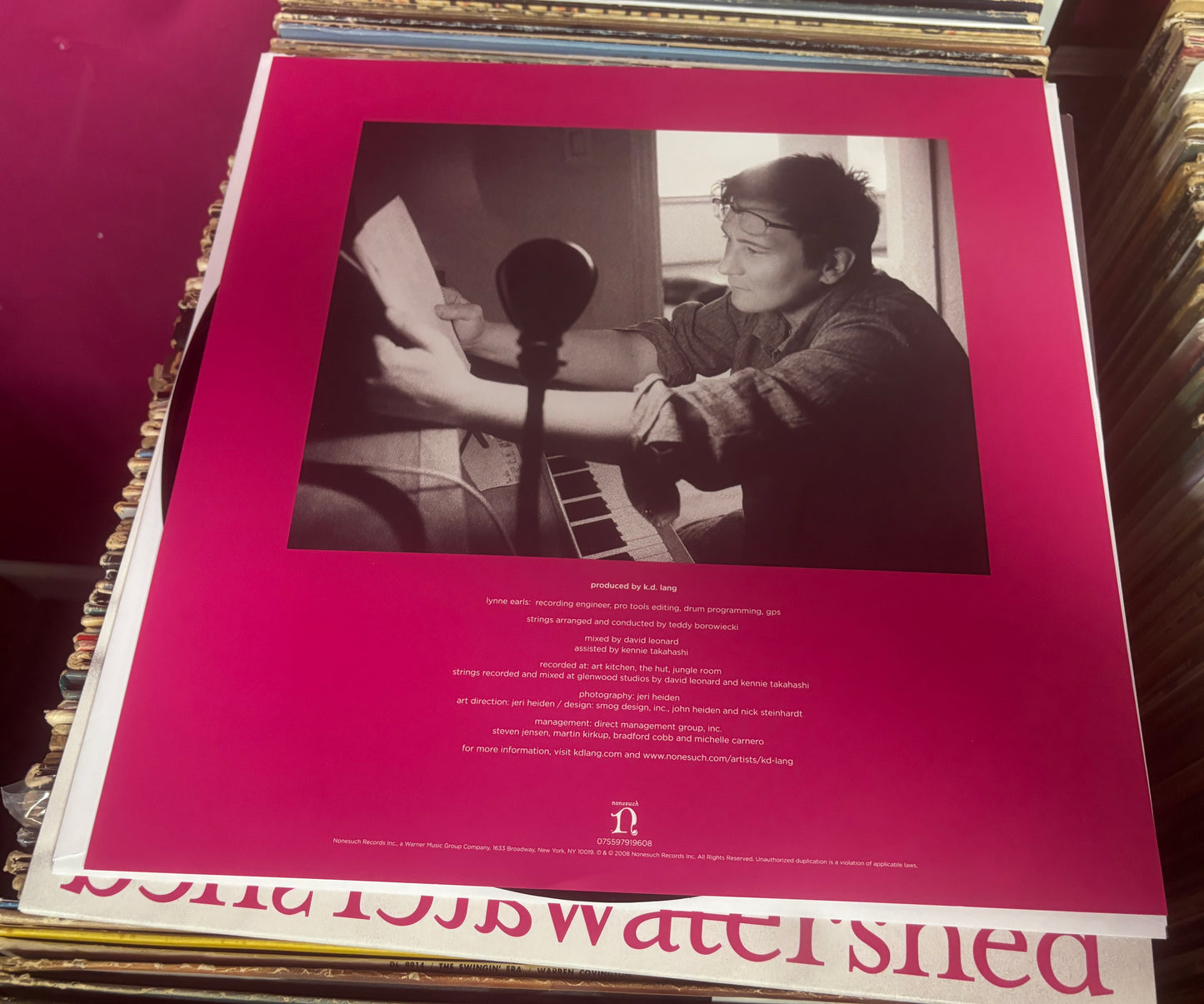 USED: K.D. Lang - Watershed LP vinyl record