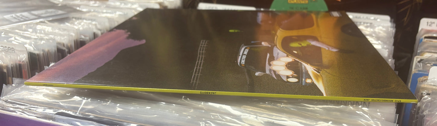 USED: Jackboys - Self-titled LP record (neon yellow vinyl)