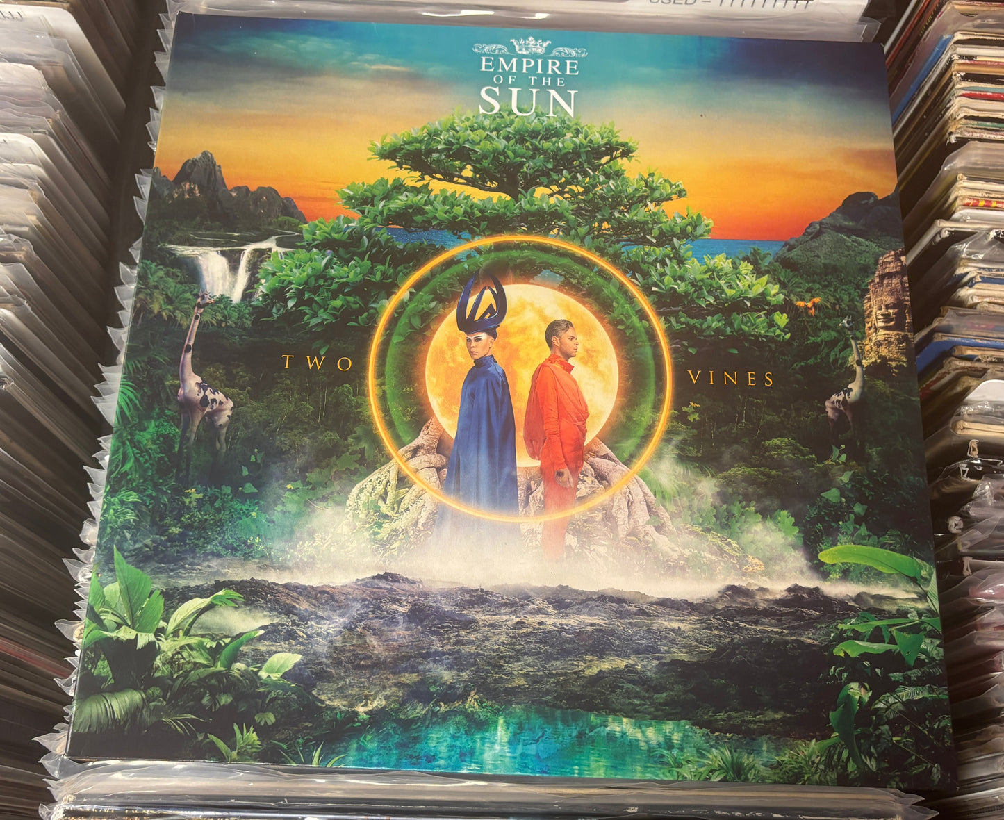 USED: Empire of the Sun - Two Vines LP record (green vinyl)