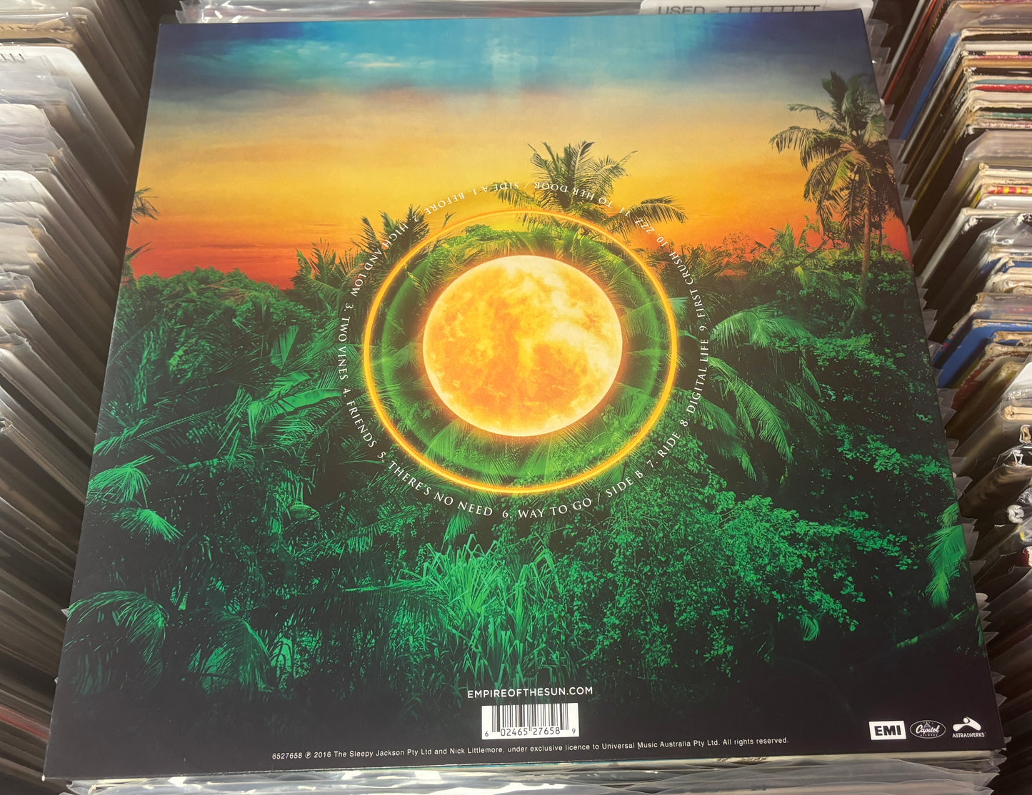 USED: Empire of the Sun - Two Vines LP record (green vinyl)