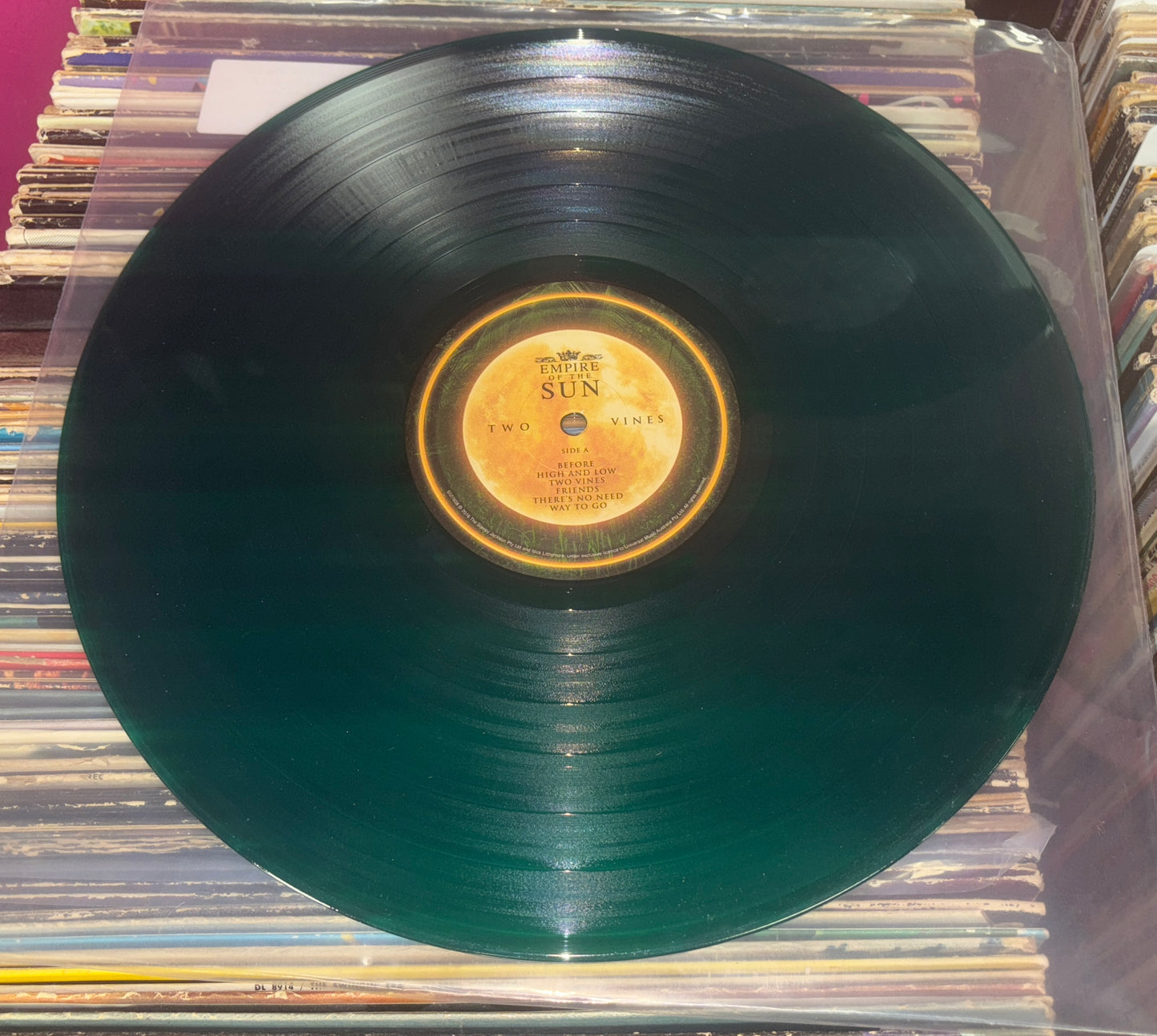 USED: Empire of the Sun - Two Vines LP record (green vinyl)