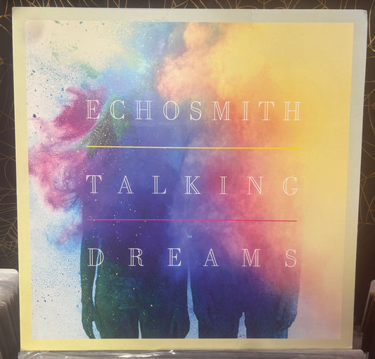 USED: Echosmith - Talking Dreams LP record (Clear w/ Red, Blue and Green Splatter vinyl)