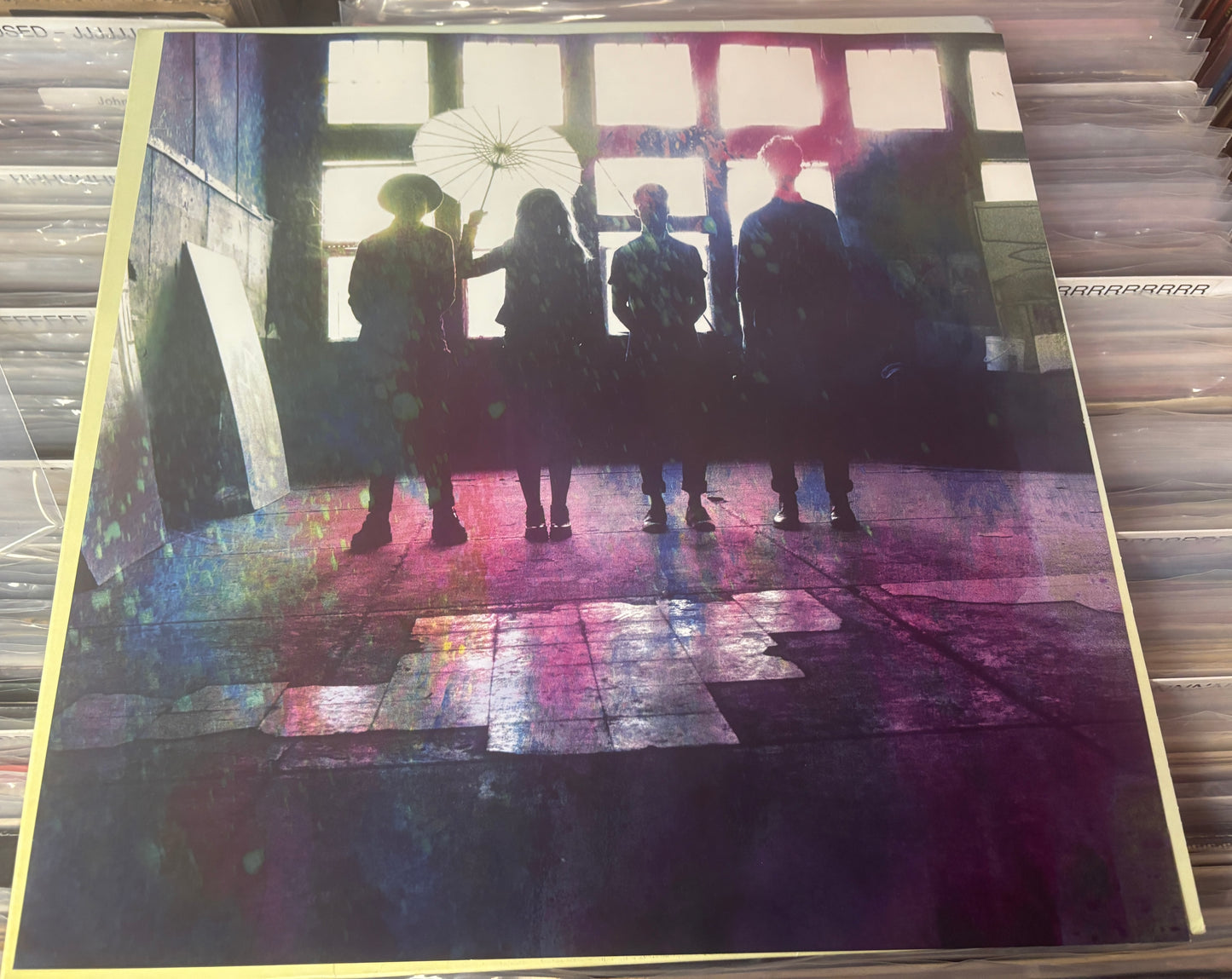 USED: Echosmith - Talking Dreams LP record (Clear w/ Red, Blue and Green Splatter vinyl)