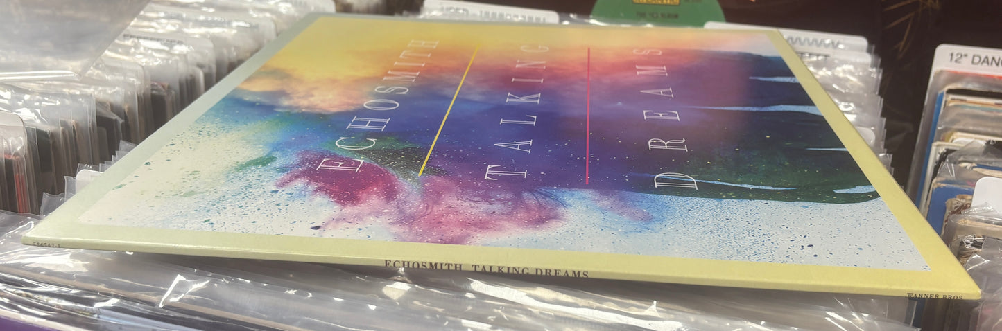 USED: Echosmith - Talking Dreams LP record (Clear w/ Red, Blue and Green Splatter vinyl)