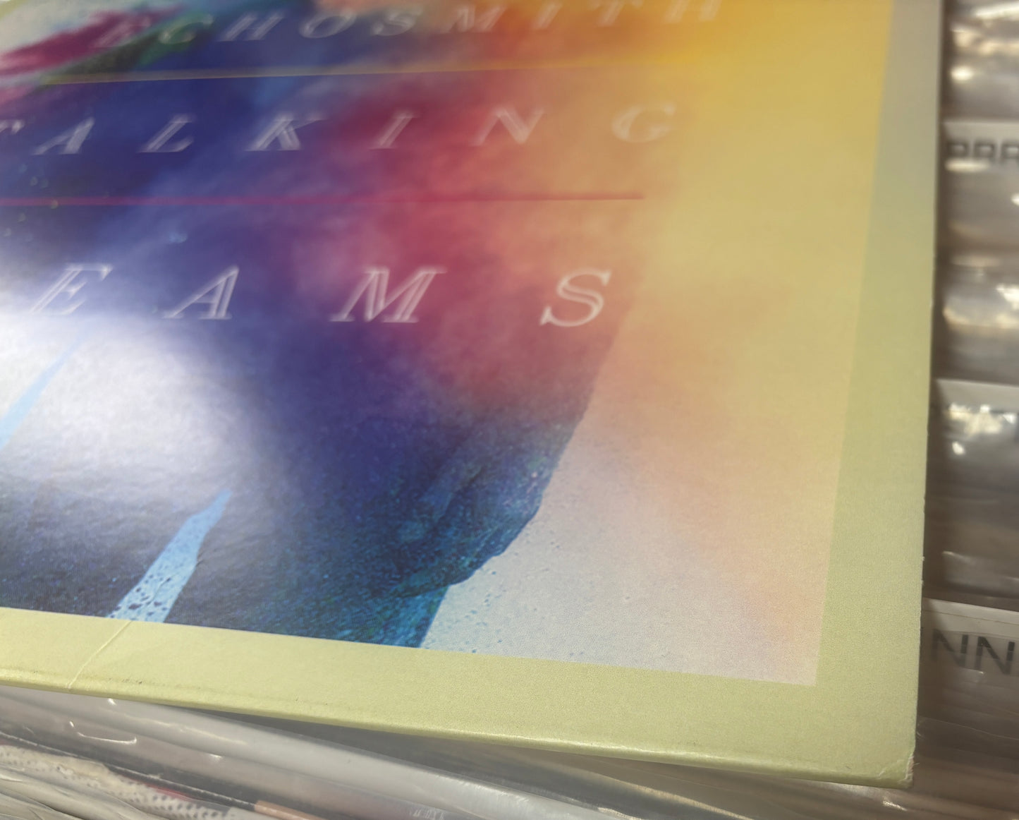 USED: Echosmith - Talking Dreams LP record (Clear w/ Red, Blue and Green Splatter vinyl)