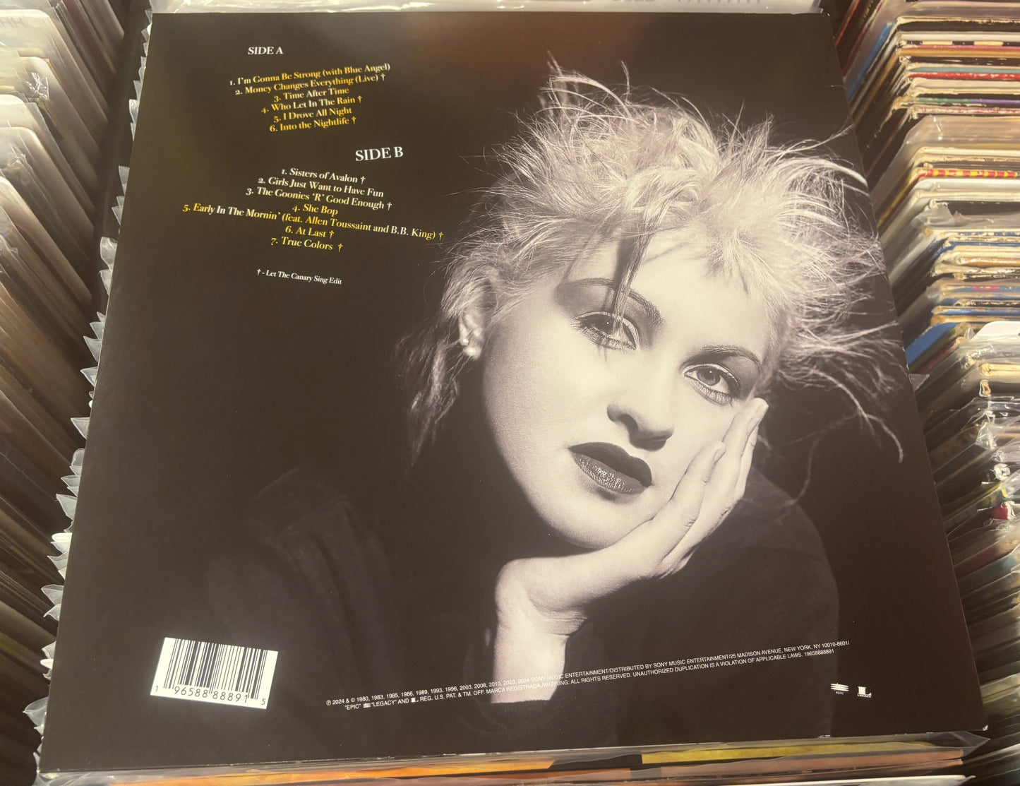 USED: Cyndi Lauper - Let the Canary Sing LP vinyl record