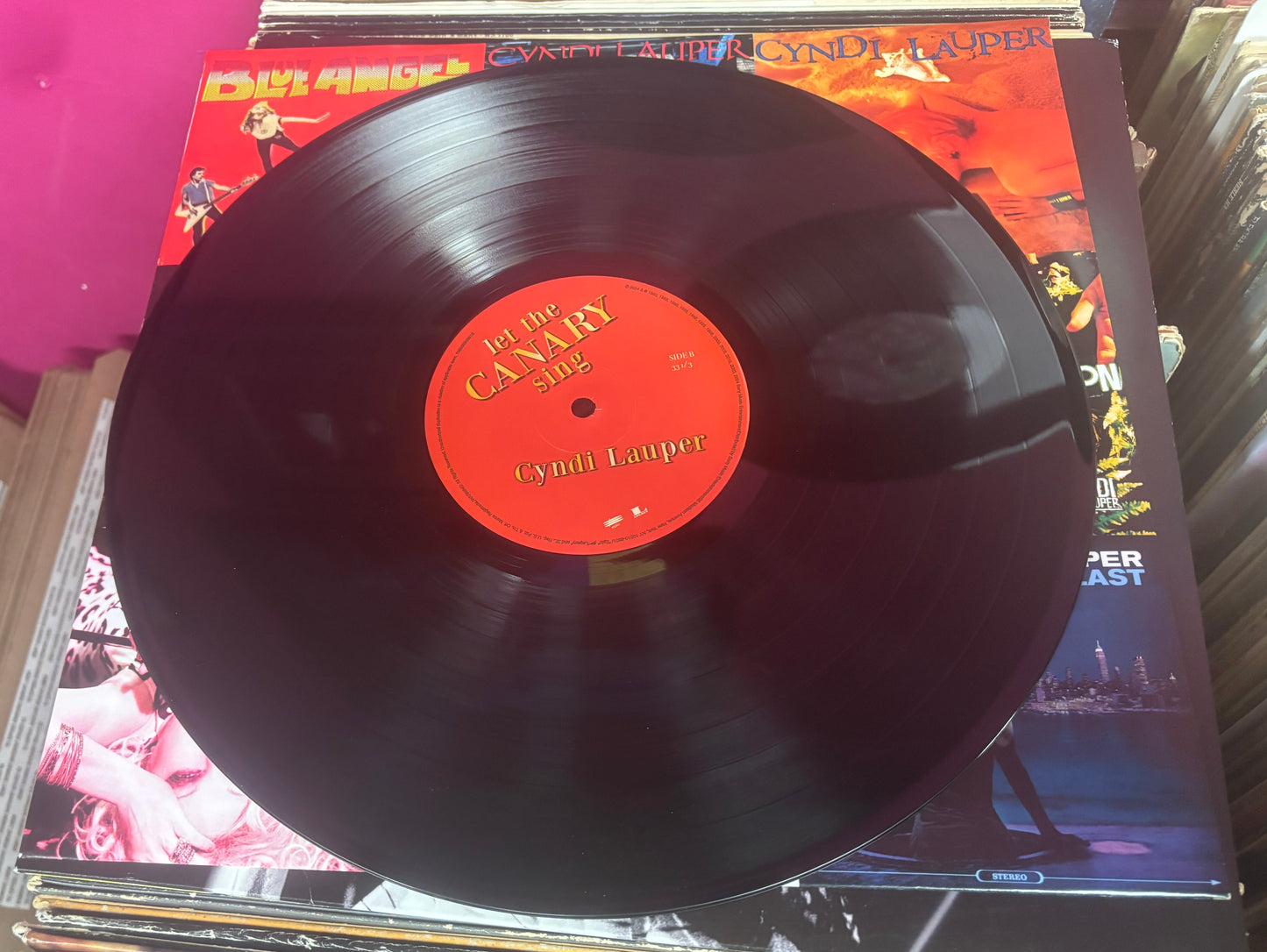 USED: Cyndi Lauper - Let the Canary Sing LP vinyl record