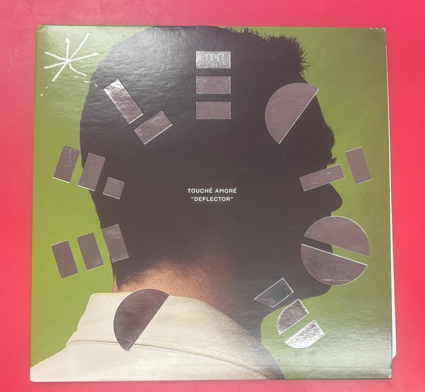 USED: Touche Amore - Deflector 7" single (milky clear w/ green splatter vinyl)