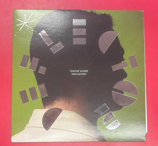 USED: Touche Amore - Deflector 7" single (milky clear w/ green splatter vinyl)