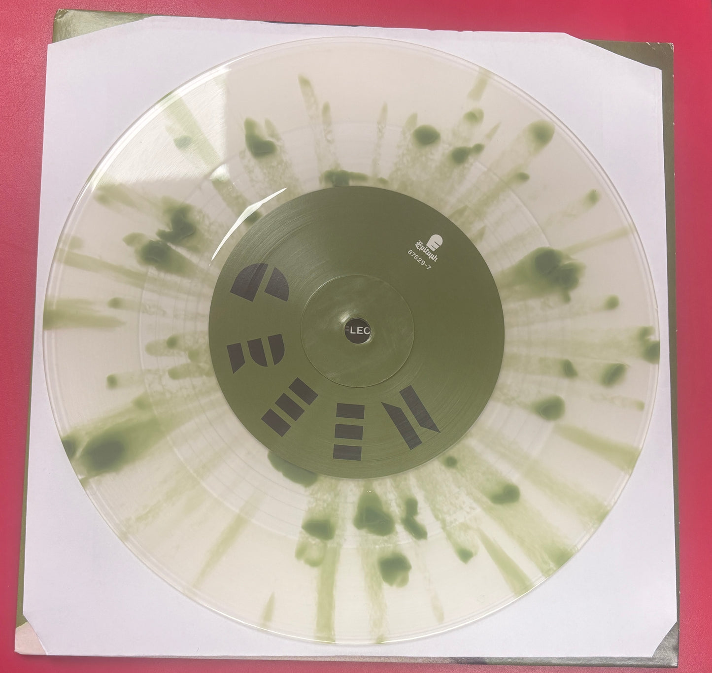 USED: Touche Amore - Deflector 7" single (milky clear w/ green splatter vinyl)