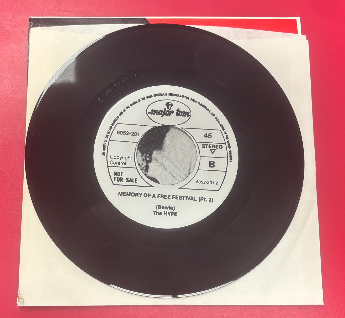 USED: David Bowie - Memory of A Free Festival, Parts 1 & 2 vinyl 7" record