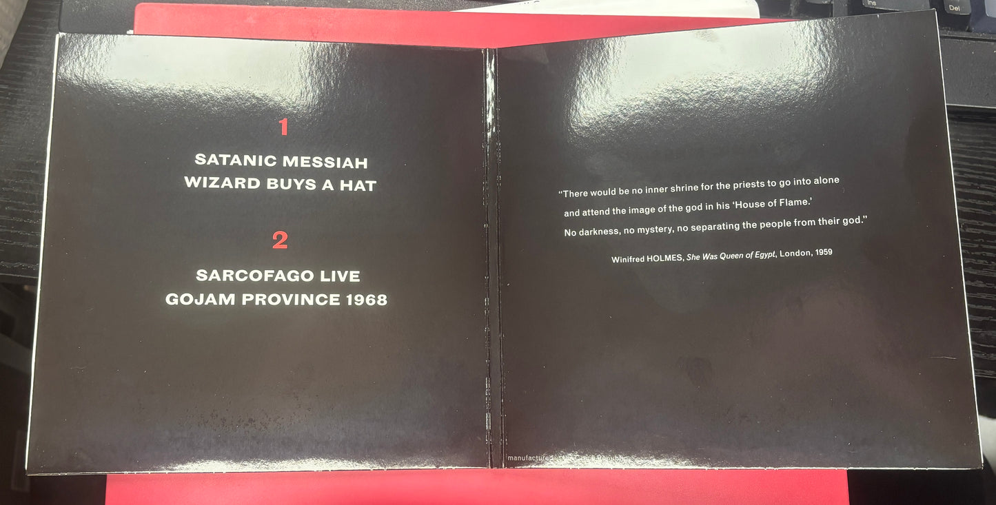 USED: The Mountain Goats - Satanic Messiah 2x7" vinyl EP (2008)