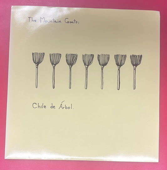 USED: The Mountain Goats - Chile De Arbol 7" EP vinyl record (1993)