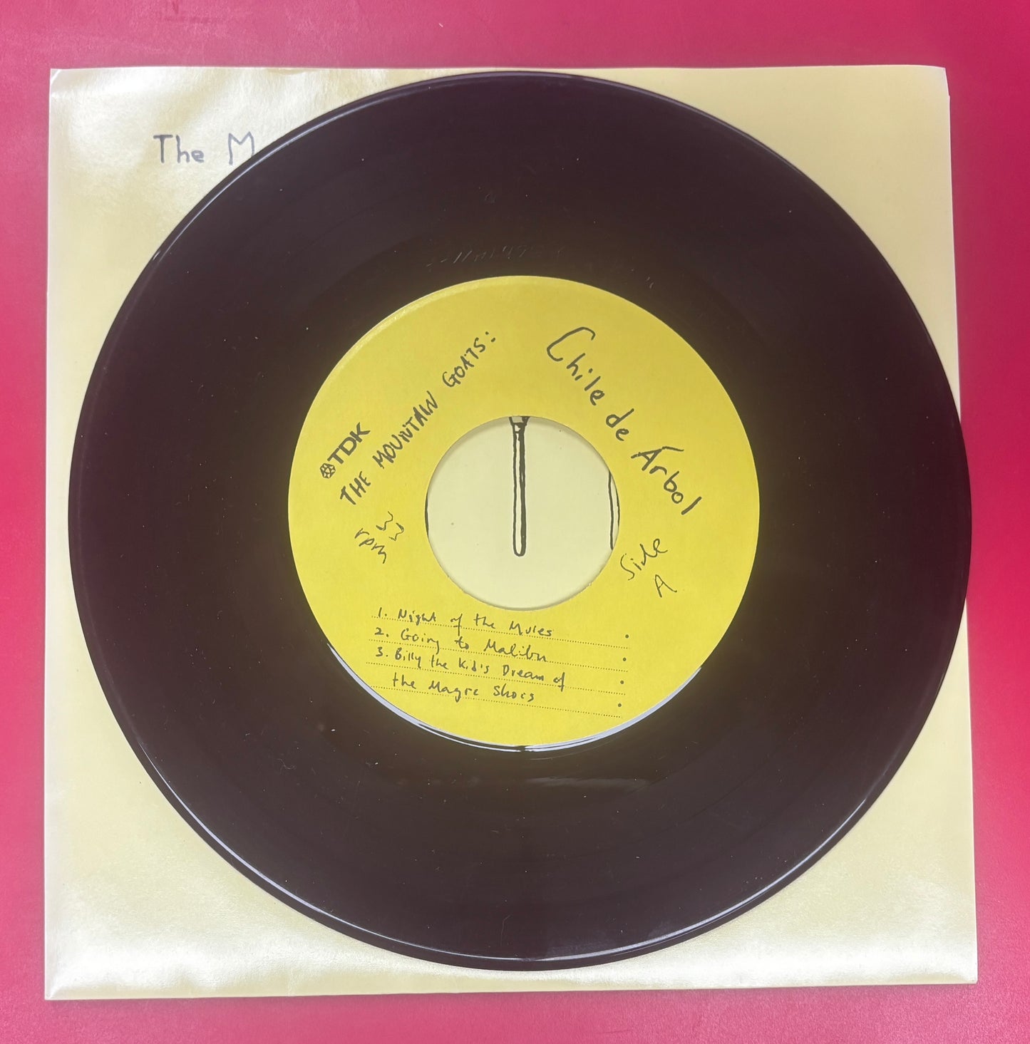 USED: The Mountain Goats - Chile De Arbol 7" EP vinyl record (1993)