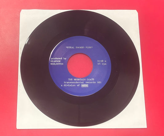 USED: The Mountain Goats - Steal Smoked Fish 7" single vinyl record (2012)