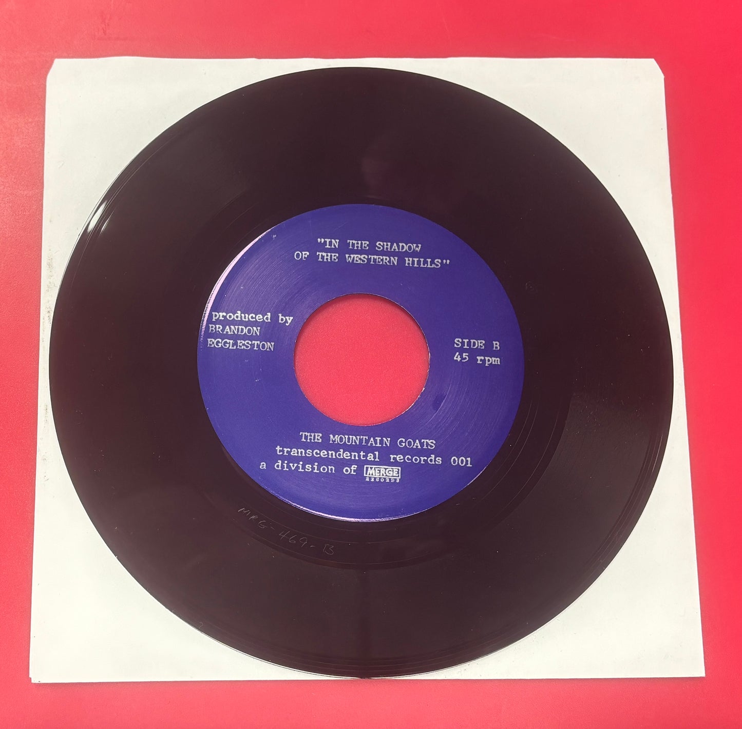 USED: The Mountain Goats - Steal Smoked Fish 7" single vinyl record (2012)