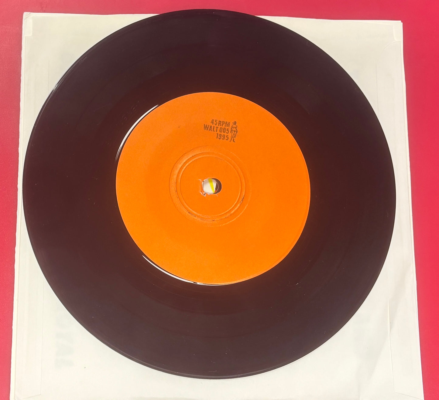 USED: The Mountain Goats and Alastair Galbraith - Orange Raja, Blood Royal 7" vinyl record (1994)