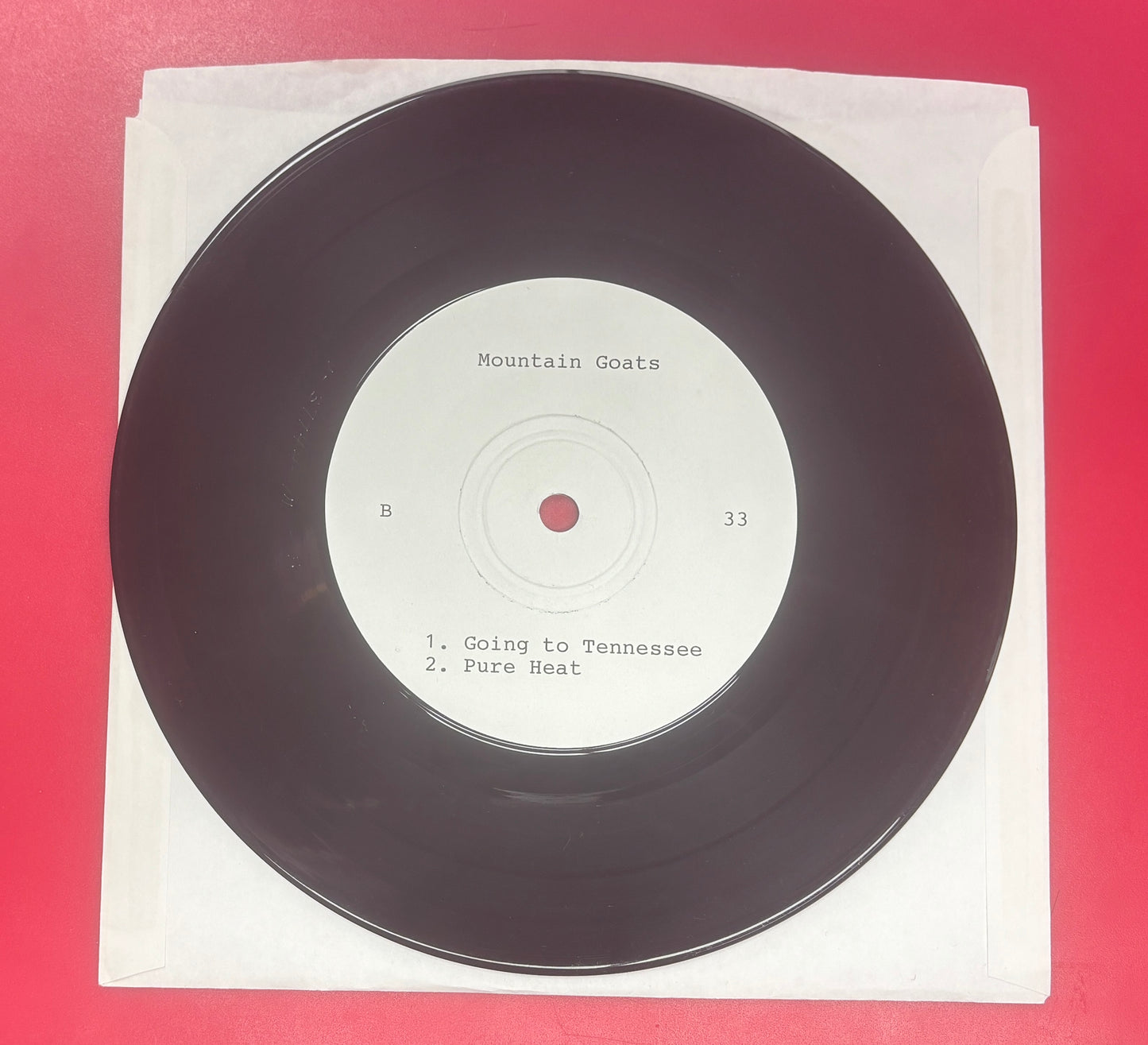 USED: The Mountain Goats and Simon Joyner - Why You All So Thief? vinyl 7" record (1994)