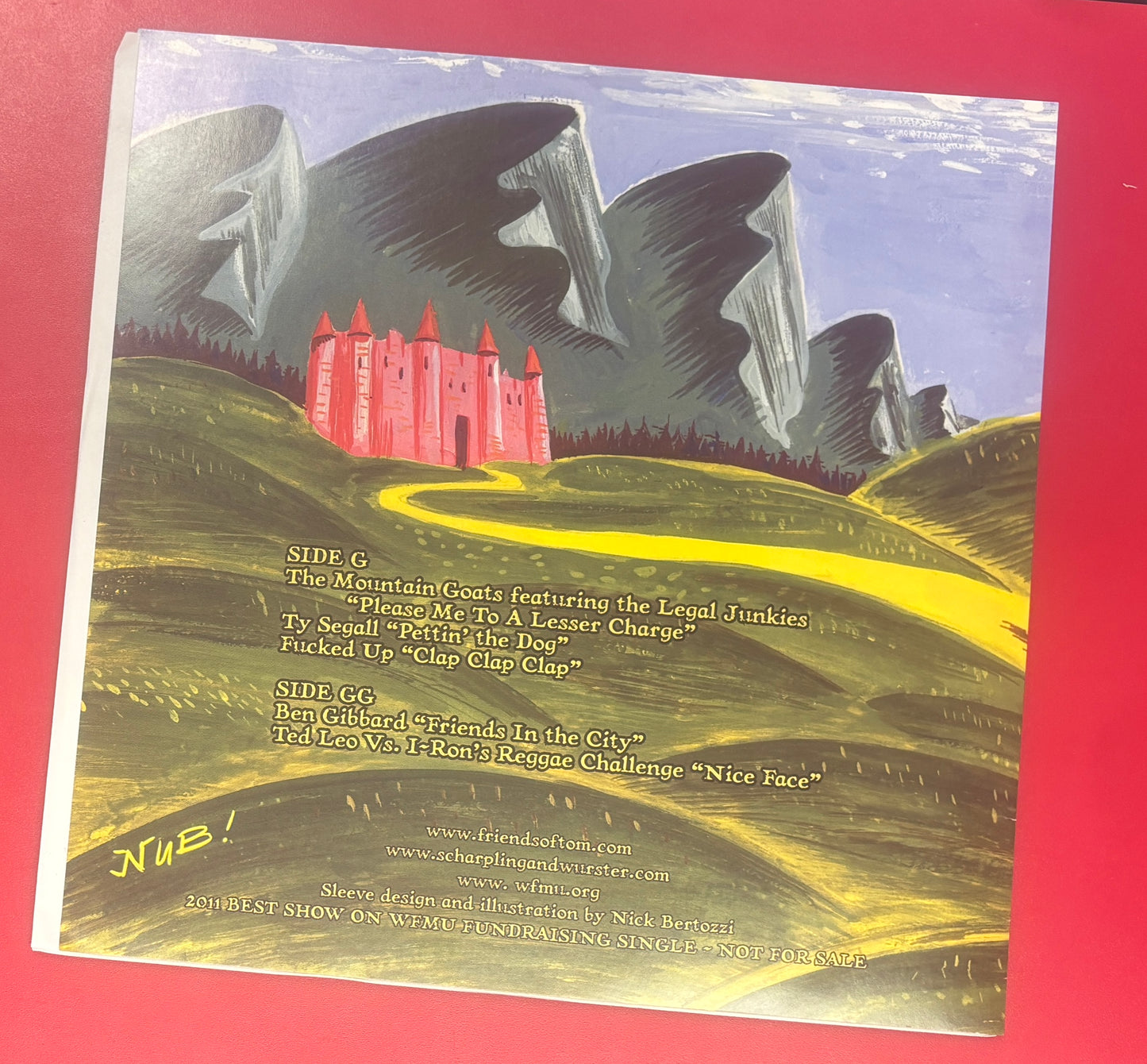 USED: Various Artists - Rated G.G. 7" vinyl record (features The Mountain Goats, Ted Leo, Ben Gibbard, and more)