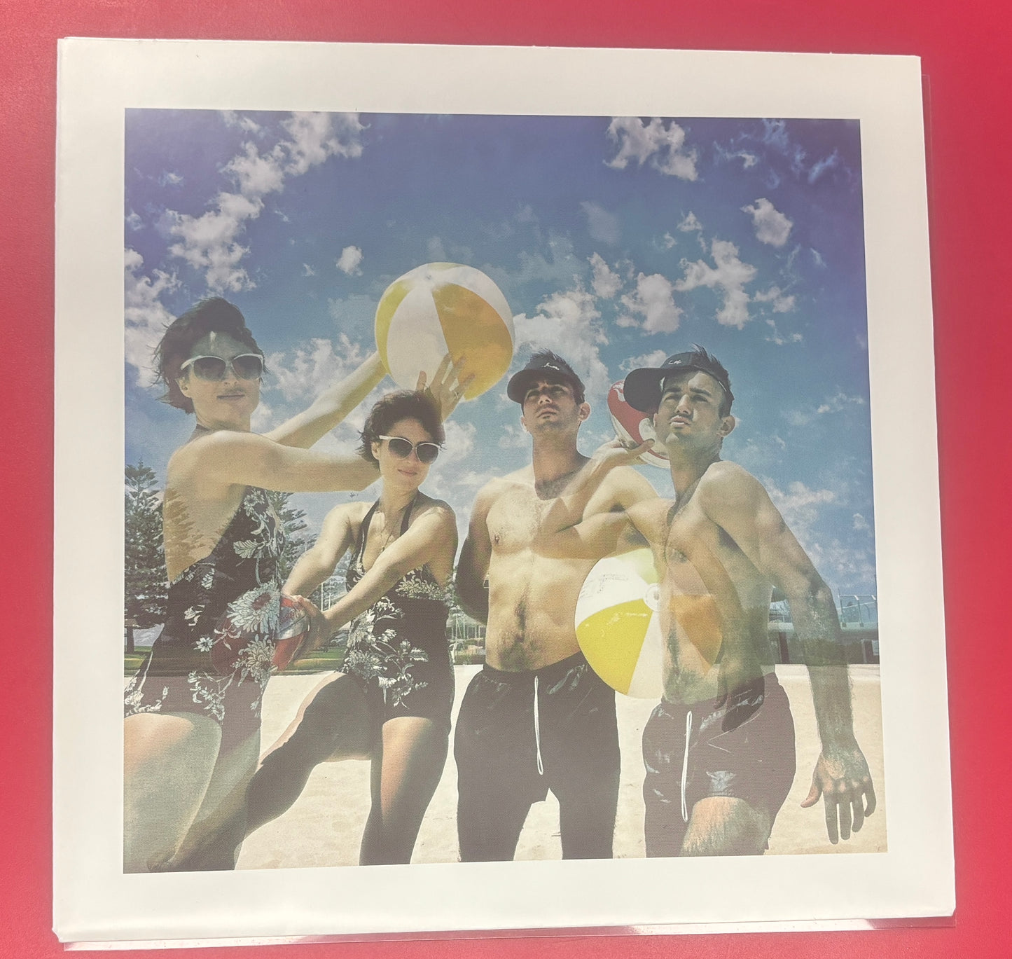 USED: Sufjan Stevens & Cat Martino - Take the Time 7" clear vinyl flexi disc record