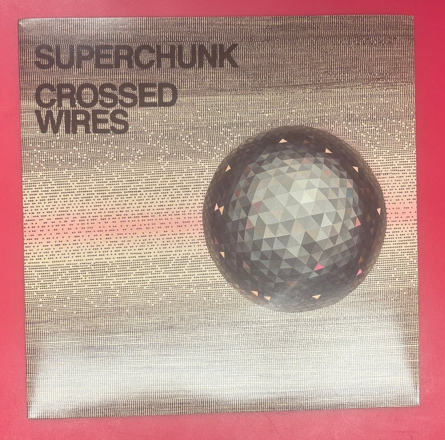 USED: Superchunk - Crossed Wires 7" clear vinyl record (2009)