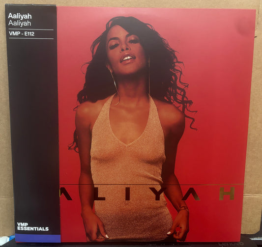 USED: Aaliyah - Self-titled 2xLP Vinyl Me Please Edition red/ gold galaxy colored vinyl record