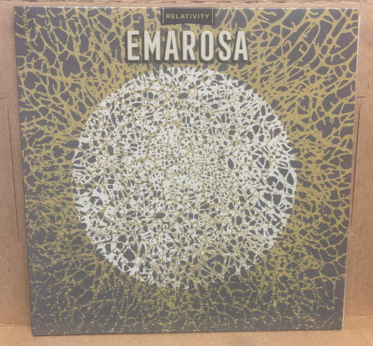 USED: Emarosa - Relativity LP Beer w/ Classic Black Splatter colored vinyl record limited to 350 copies