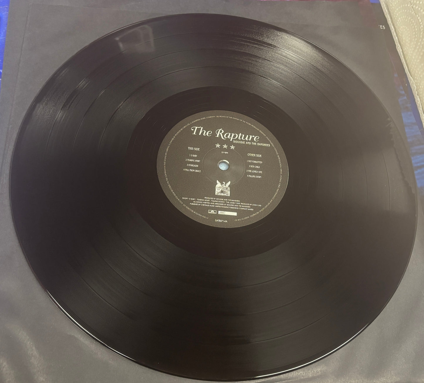 USED: Siouxsie and the Banshees - The Rapture 2xLP 180g vinyl record