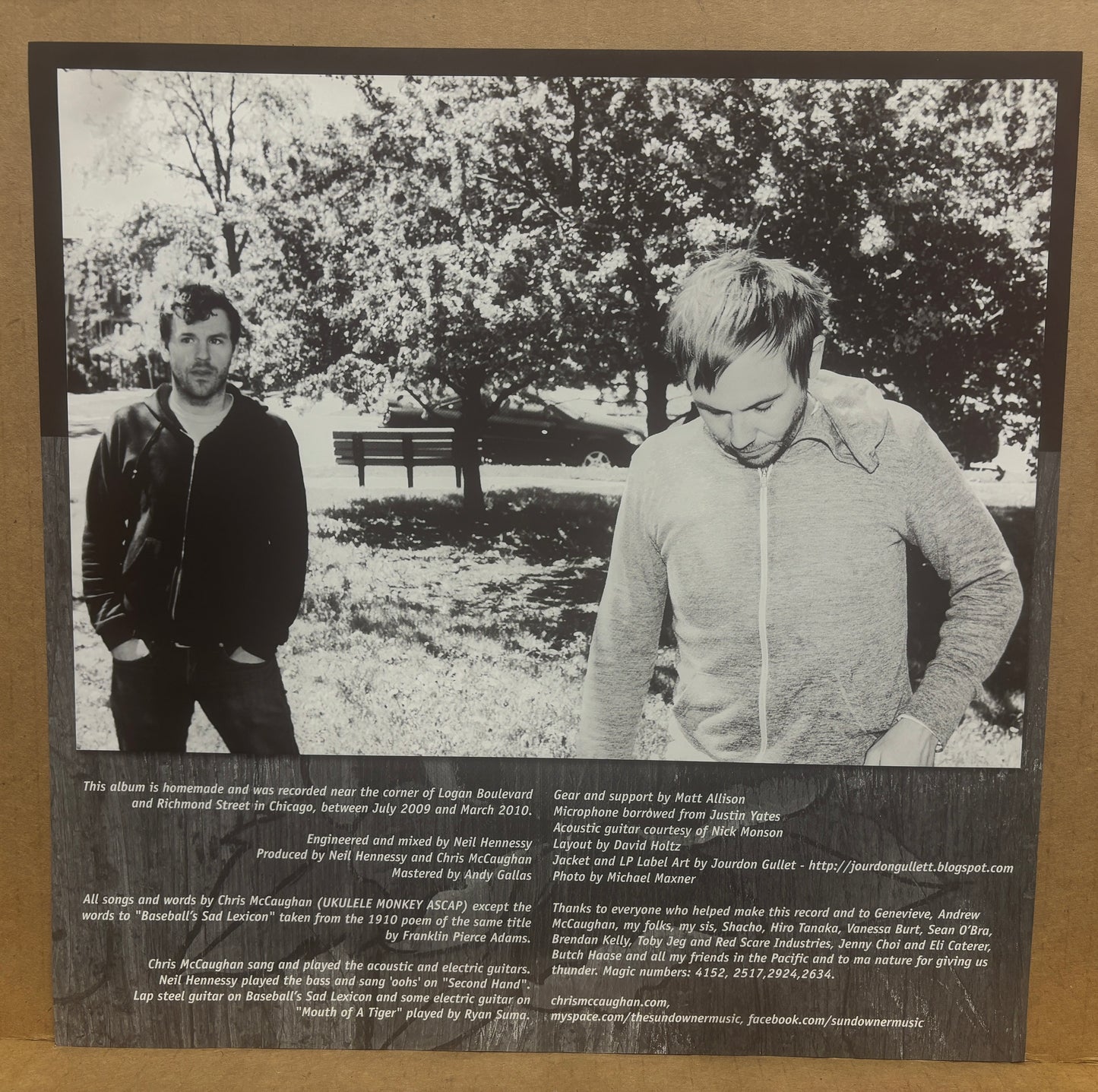 USED: Sundowner - We Chase The Waves LP orange vinyl LP record limited to 450 copies