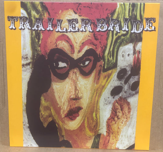 USED: Trailer Bride - Self-titled LP orange vinyl record