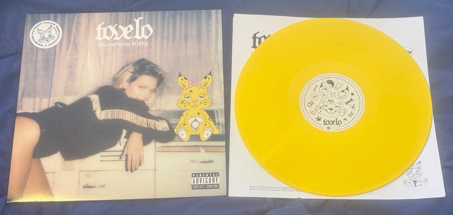 USED: Tove Lo - Sunshine Kitty LP (yellow vinyl) record