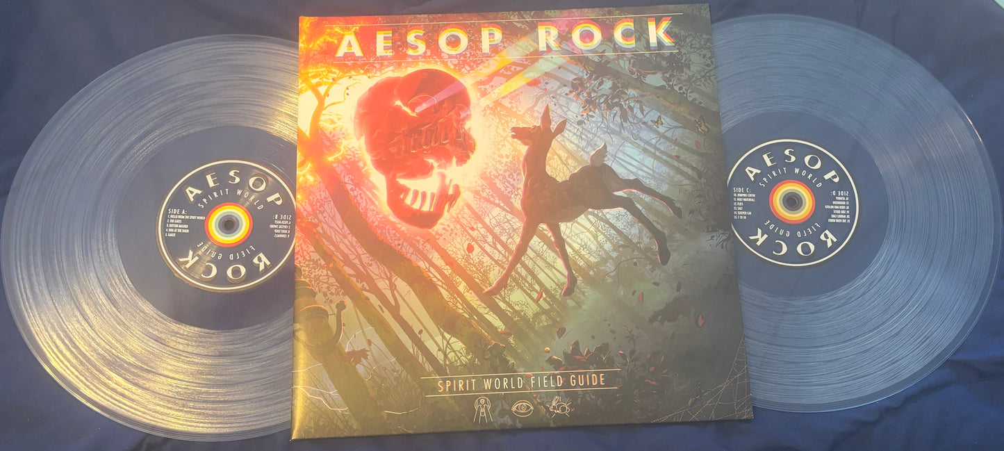 USED: Aesop Rock - Spirit World Field Guide 2xLP (clear vinyl) record