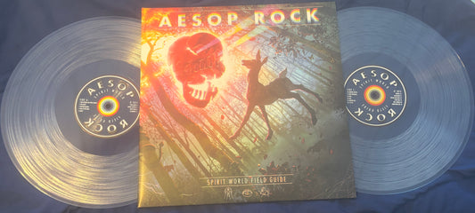 USED: Aesop Rock - Spirit World Field Guide 2xLP (clear vinyl) record