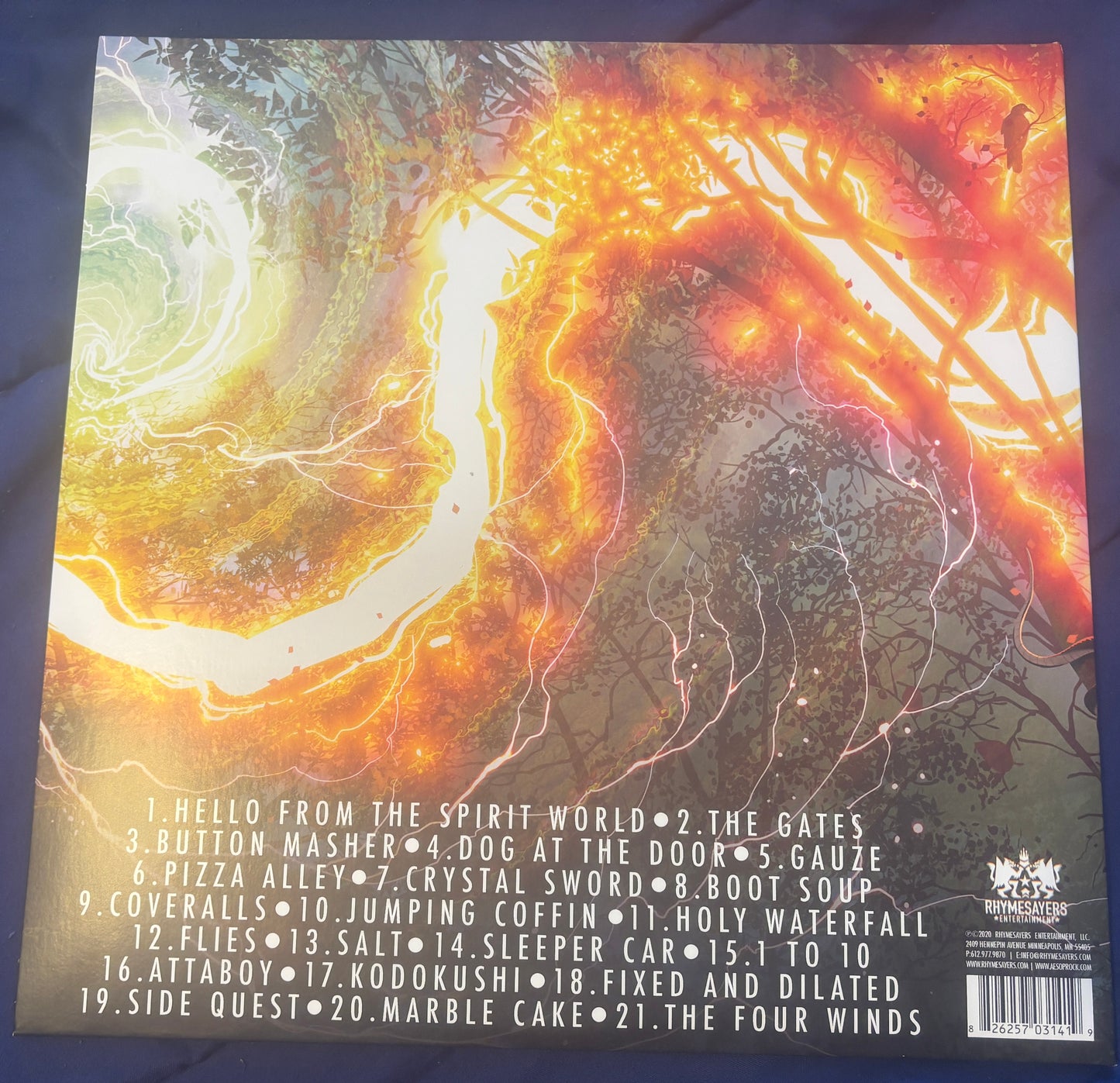 USED: Aesop Rock - Spirit World Field Guide 2xLP (clear vinyl) record