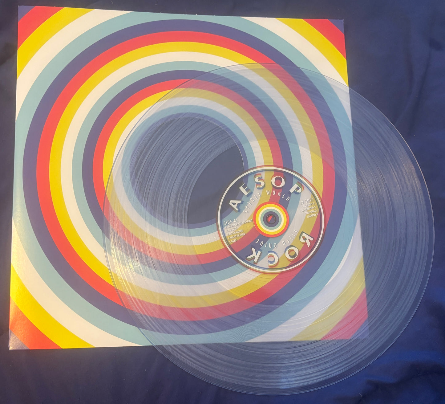 USED: Aesop Rock - Spirit World Field Guide 2xLP (clear vinyl) record
