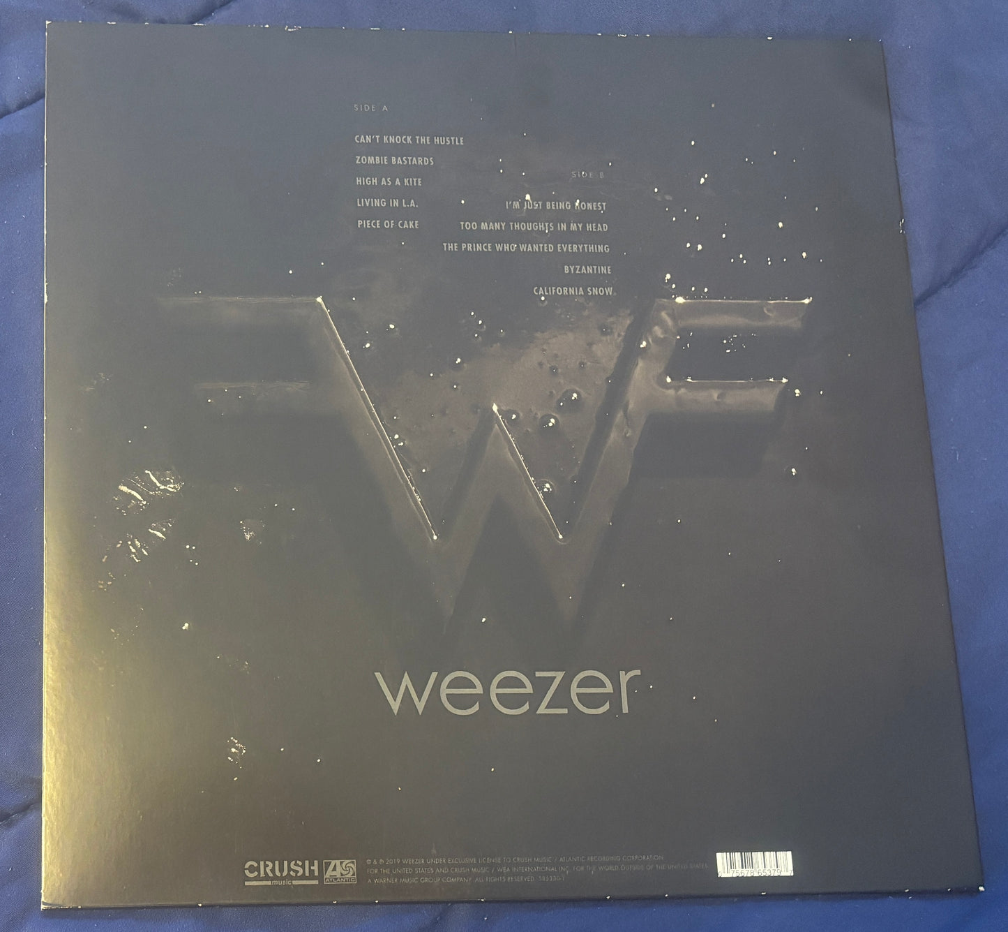 USED: Weezer - Black Album LP vinyl record